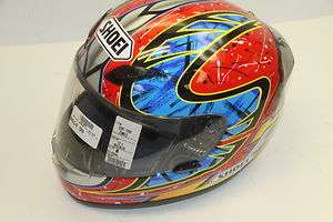 SHOEI RF 1000 ZENKE2 TC 1 RED/BLUE MEDIUM  