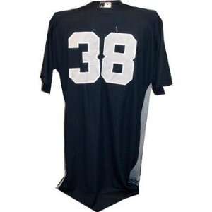   Game Issued Road Navy Jersey (Silver Logo) (48)   Game Used MLB
