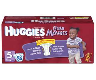 Huggies Little Movers Diapers, Size 5, 88 Count  Fresh