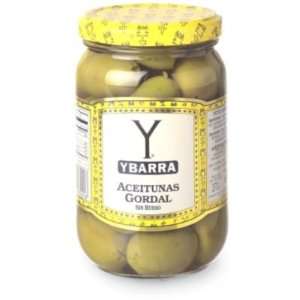 Ybarra Jumbo Pitted Gordal Queen Olives from Spain ( 6.3oz/180g 
