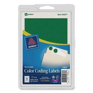  Avery® Print or Write Removable Color Coding Labels, 3 
