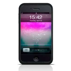  (Black) iPhone 4th Generation Case   Mivizu Silicone Skin 