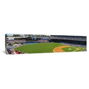 Yankee Stadium Panoramic   Gallery Wrapped Canvas   Museum Quality 