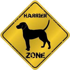   New  Harrier Zone   Old / Vintage  Crossing Sign Dog