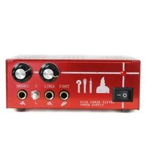   Red Professional Tattoo Power Supply 