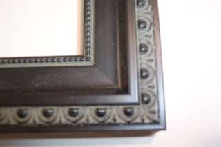 Black Patina Ornate Solid Wood Picture Frame Custom  