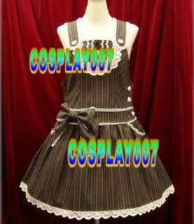 gothic stripe lolita dress attractiue Fashion exquisite~refined trendy 