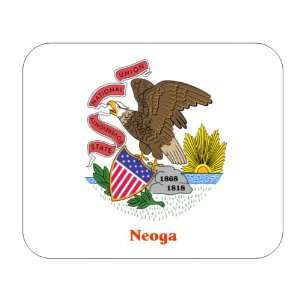    US State Flag   Neoga, Illinois (IL) Mouse Pad 