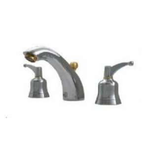   Faucet W/ Bell Shaped Lever Handles & Pop Up Waste 614.131WSP Pewter