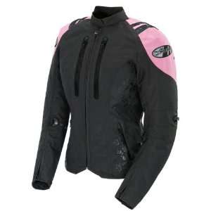   Motorcycle Jacket Black/Pink Extra Small XS 1061 5901 Automotive