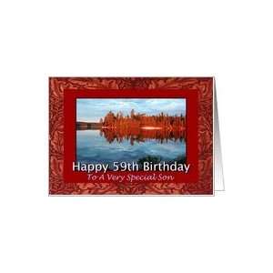  59th Birthday Son Sunrise Reflections Card Toys & Games