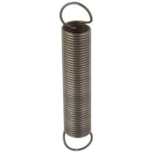  Wire Extension Spring, Steel, Inch, 1.25 OD, 0.115 Wire Size, 4.5 