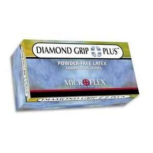 Medium Diamond Grip Plus Latex Gloves, 100/box Industrial 