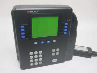 Kronos System 4500 Digital Ethernet Time Clock Terminal 8602000 001 