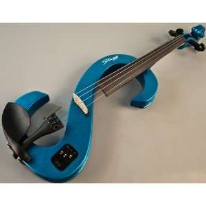   ELECTRIC VIOLIN FIDDLE w CASE + XTRAS Musical Instruments