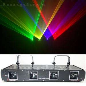 Green+Red+Yellow+Purple (Blue violet) 4 Colors Laser Light Beam Show 
