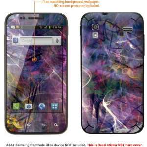 Protective Decal Skin Sticker for AT&T Samsung Captivate Glide GLIDE 