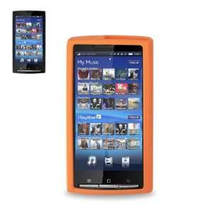   Phone Case for Sony Ericsson Xperia X10   ORANGE Cell Phones