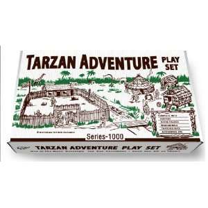    Marx Tarzan Adventure Play Set Box   Large size Toys & Games