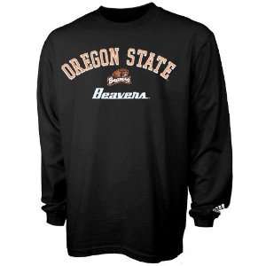 Adidas Oregon State Beavers Black Clubhouse Long Sleeve T shirt 