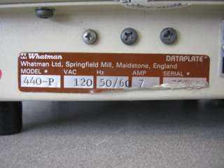 Whatman PMC Dataplate Hot Plate/Stirrer 440 P  