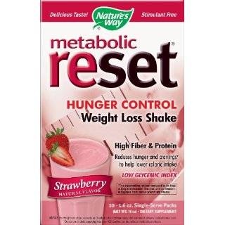 Metabolic Reset Strawberry Shake 10 Pkt box Brand Natures Way by 