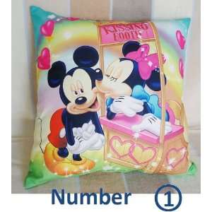   Mickey Mouse Cover Cushion Plus Pillow 18/45cm Kiss
