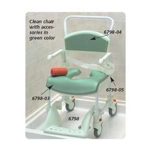   Chair with four 5 casters Green   Model 6798