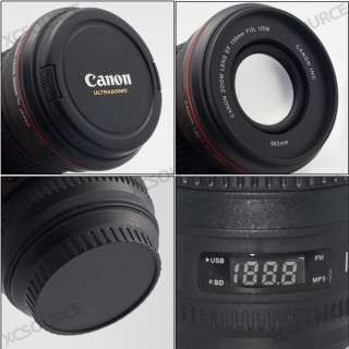 Canon Camera 135mm Lens Speaker for iphone 4S ipod 3.5mm USB player 