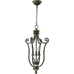  Quorum International 6878 3 95 Tribeca Black Pendant