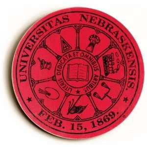  Wood Sign University of Nebraska Seal by unknown. Size 18 