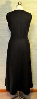 Ellen Tracy Charcoal Linen Dress Size 6 Riding Dress  