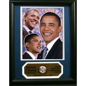  Barak Obama Photograph with Commemorative Photograph Mint 