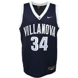  Nike Villanova Wildcats #34 Navy Blue Replica Basketball 