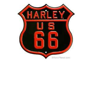  #2010261 Ande Rooney Harley US 66 Tin Sign Sports 