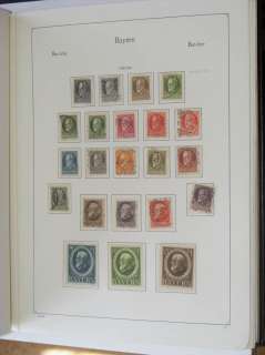 Collection stamps of German States 1849 1920.  