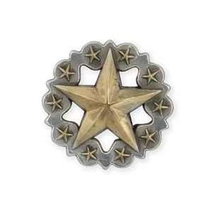   Scalloped 3d Star Screwback Concho 7766 10 Arts, Crafts & Sewing