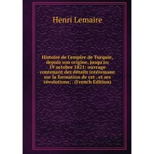   cet . et ses rÃ©volutions; . (French Edition) Henri Lemaire Books