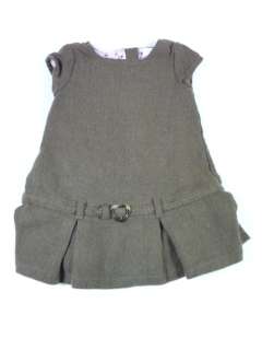 Girls 12 18 Months Brown Wool Drop Waist Old Navy Dress  