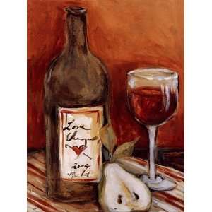 Picnic With Red Wine Finest LAMINATED Print Nicole Etienne 