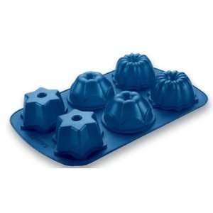  Bakeware Fantasy 6 each 7cm dia 4cm H 100%silicone 