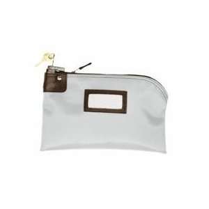   Up Locking Security Bag, 11W x 7H Inch, White, Laminated Nylon (Each