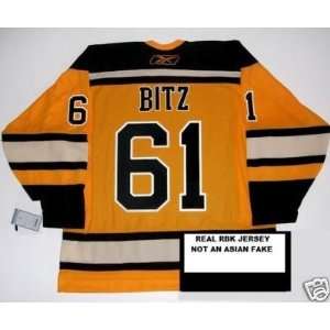  Byron Bitz Boston Bruins Winter Classic Jersey Real Rbk 