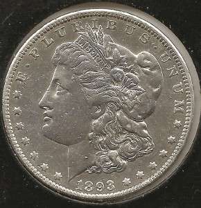1893 O EXTREMELY FINE, cleaned Morgan Silver Dollar  