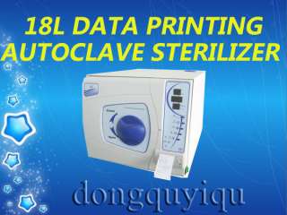 new vacuum steam autoclave sterilizer 18l data printing