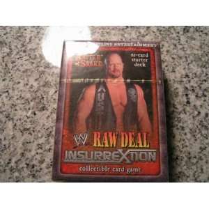  WWE Raw Deal InsurreXtion Starter Deck The Rattlesnake 
