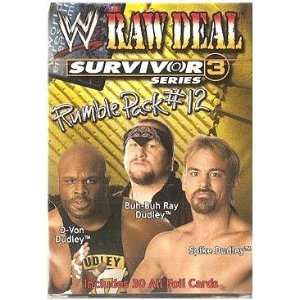  WWE Raw Deal Card Game Survivor Series 3 Rumble Pack #12 