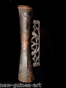   QUALITY THIS AGED ASMAT DRUM1960S PAPUA (NEW GUINEA)  