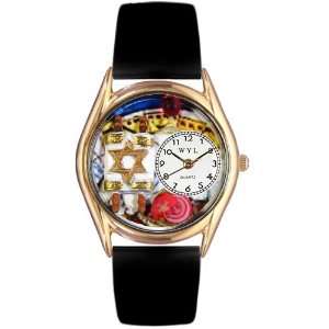  Whimsical Womens Judaism Royal Blue Leather Watch 