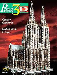 Cologne Cathedral 3D Puzzle Puzz3D, Instructions Only  